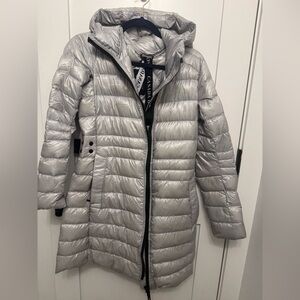 Canada Goose Cypress Women's Metallic Silver Puffer Coat